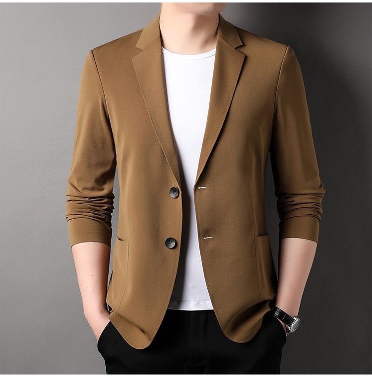 【50% zniżki】【M-5XL】Męska letnia kurtka biznesowa Ice Silk oddychająca
