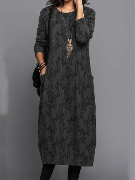 🌈🍃【S-5XL】Rochie retro elegantă de toamnă 2025