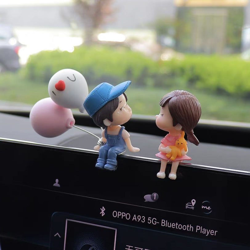 【Cumpără 1, primești 1 gratis】 Decorațiuni interioare auto pentru cupluri, ornamente auto, decorațiuni pentru biroul casei❤️❤️❤️