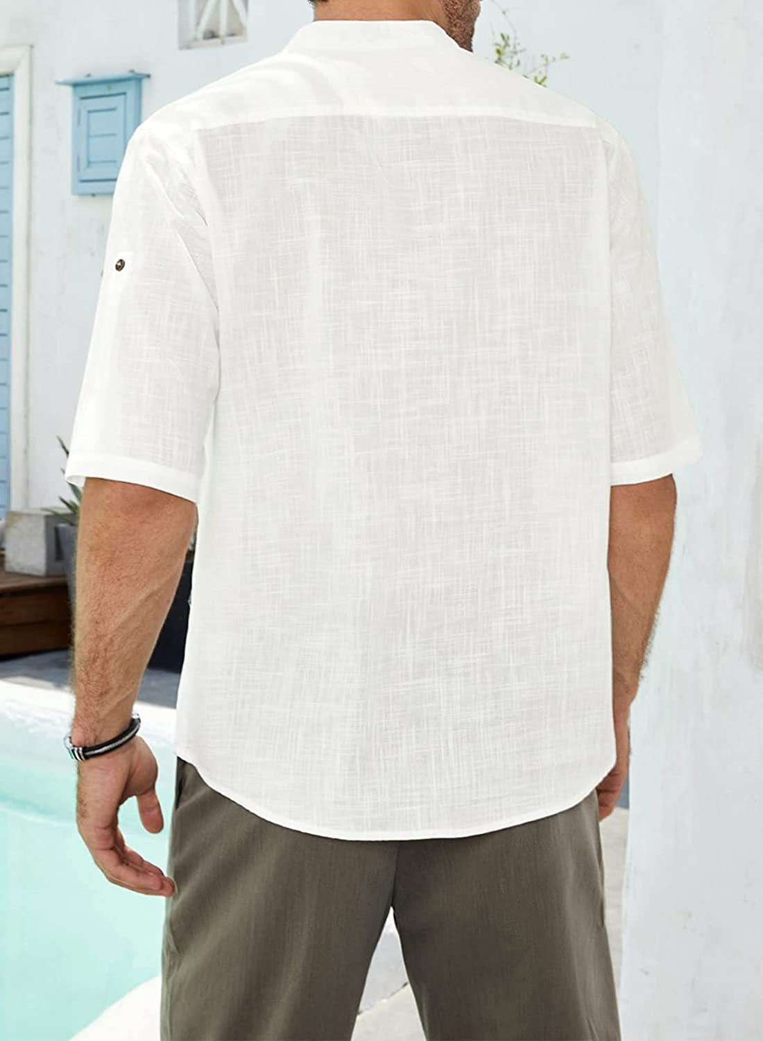 ✨【S-3XL】 Tricou pentru bărbați cu decolteu în V, stil nou, la modă și confortabil 2025