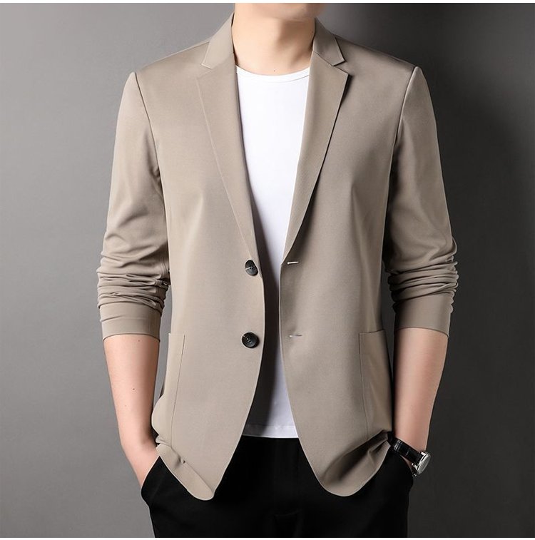【50% zniżki】【M-5XL】Męska letnia kurtka biznesowa Ice Silk oddychająca