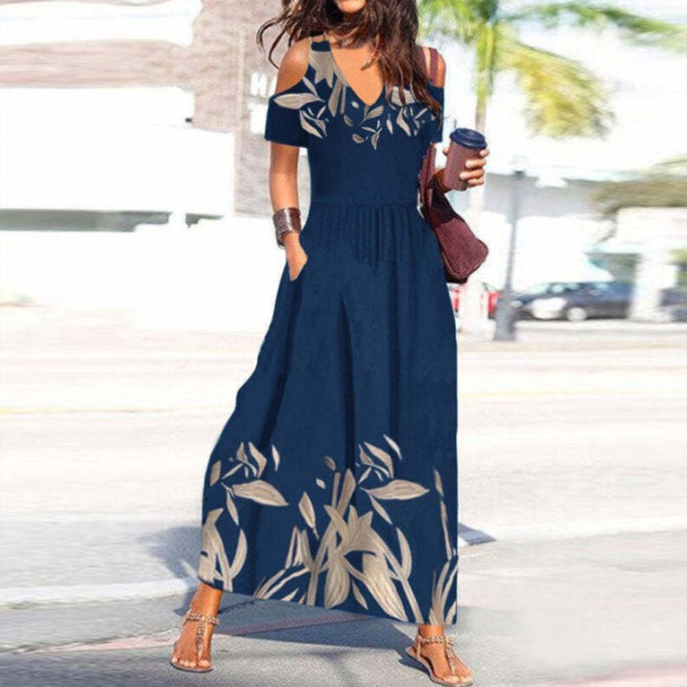【S-3XL】2025 rochie noua mozaic cu imprimeu floral