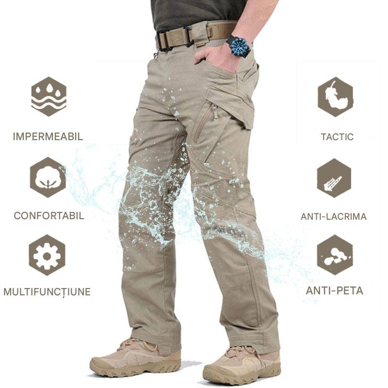 🚵♀️👖【50% Reducere🔥】【S-5XL】😍 Pantaloni outdoor pentru bărbați de mari dimensiuni, uscare rapidă, pantaloni tactici durabili cu multiple buzunare
