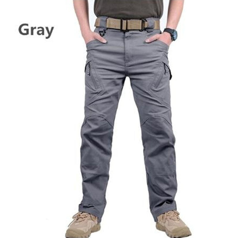 🚵♀️👖【50% Reducere🔥】【S-5XL】😍 Pantaloni outdoor pentru bărbați de mari dimensiuni, uscare rapidă, pantaloni tactici durabili cu multiple buzunare