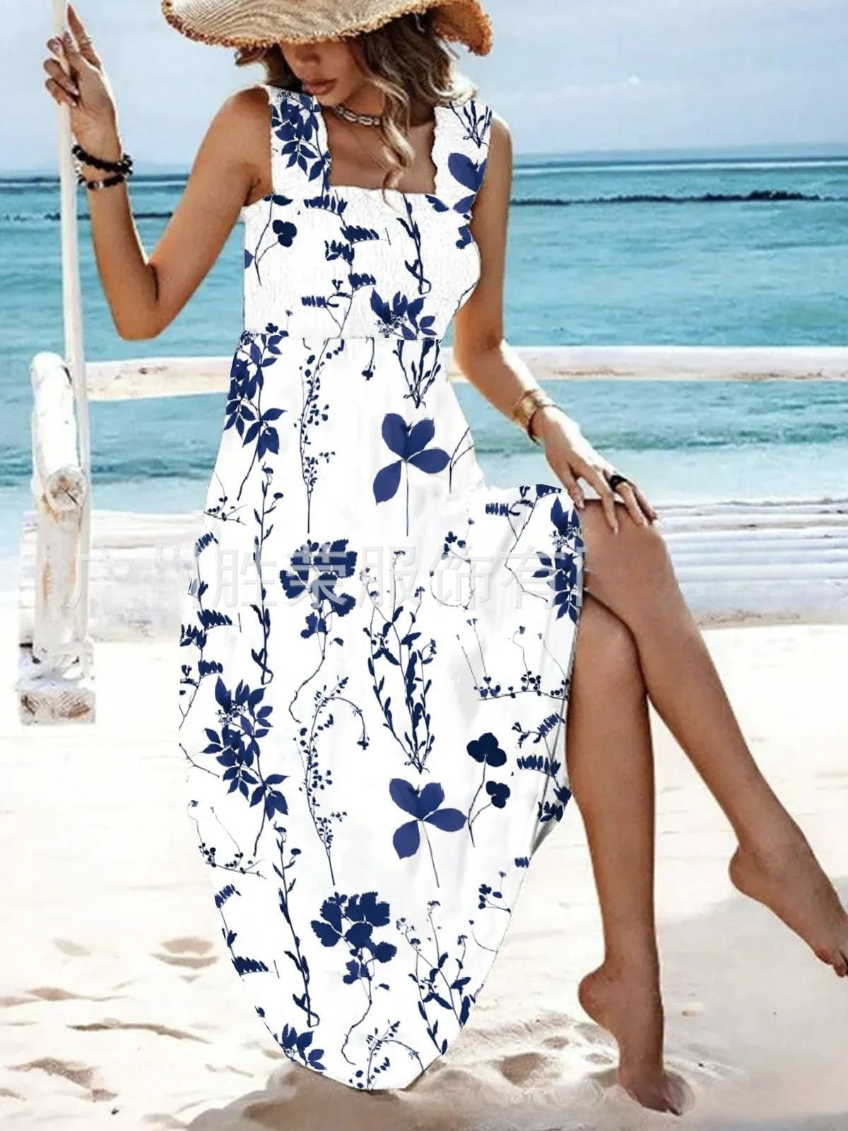 👗【S-3XL】🌈Nova ljetna haljina na tregere s printom 2025.🌷