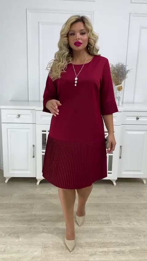 【S-5XL】 Rochie de culoare solidă cu temperament lejer și confortabil