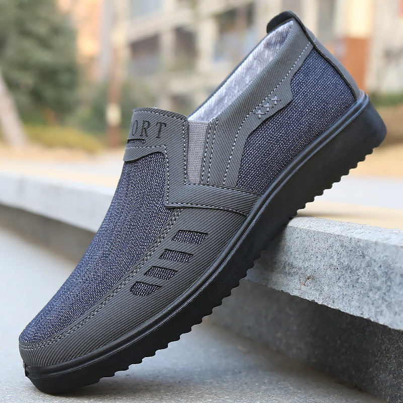 【39-47】2025 Zapatillas planas casuales transpirables para hombre Garantía de calidad cosida a mano.