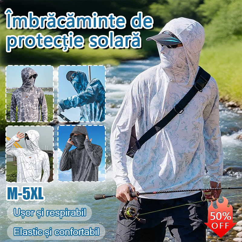 🔥✨🎏【M-5XL】Haine de pescuit pentru bărbați, respirabile și cu protecție solară