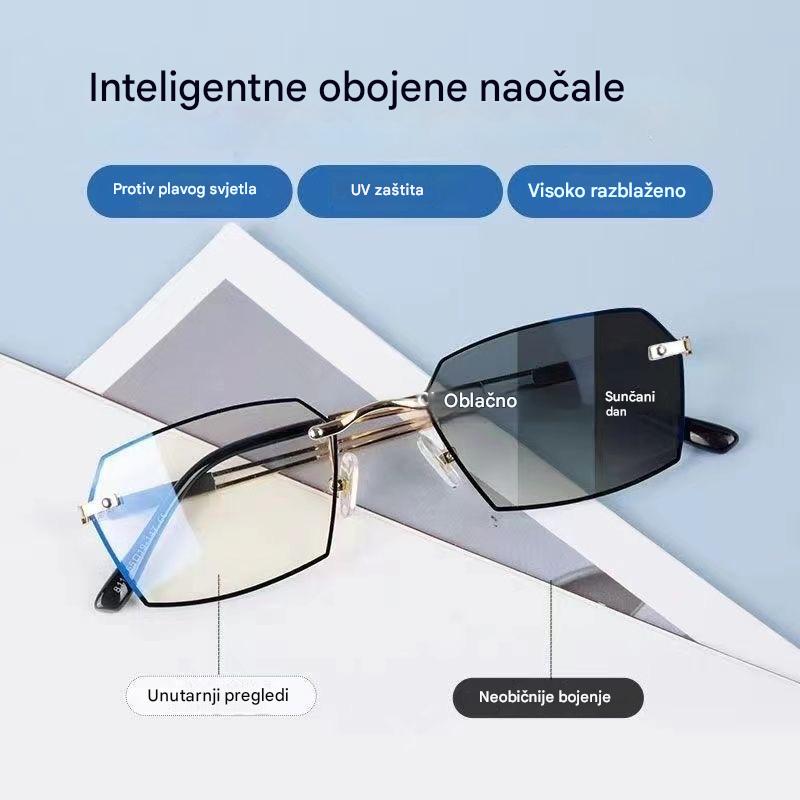 ✨🕶Nove pametne fotokromatske naočale za čitanje za muškarce i žene, naočale koje blokiraju plavo svjetlo