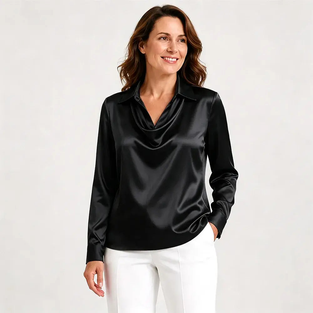 【50% taniej przez ograniczony czas】【S–3XL】【40–100 kg】Elegancka damska koszula z kołnierzykiem i nadrukiem