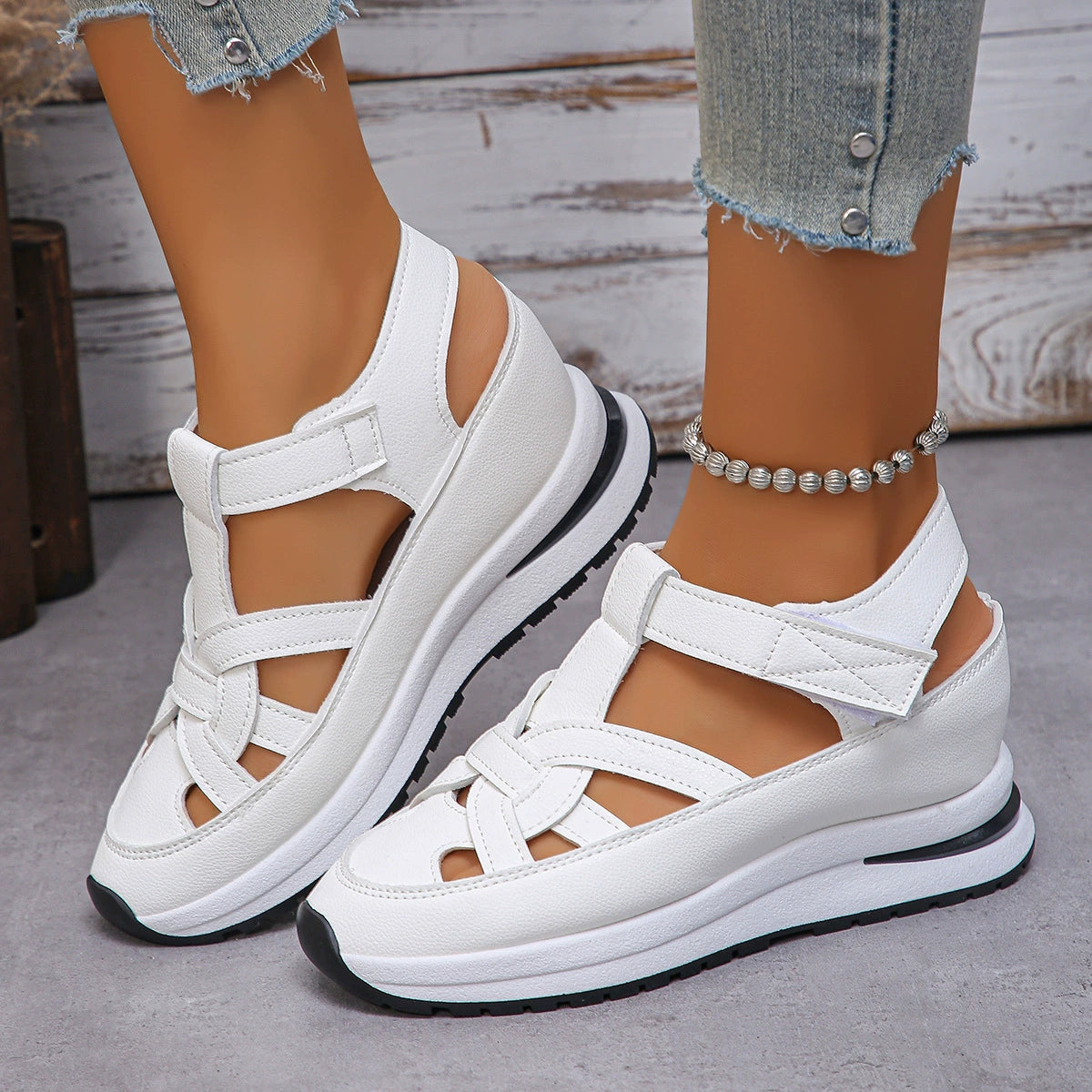 👡 Καλοκαιρινές Εκπτώσεις 【35-43】Νέα Casual Σανδάλια με Χοντρή Σόλα
