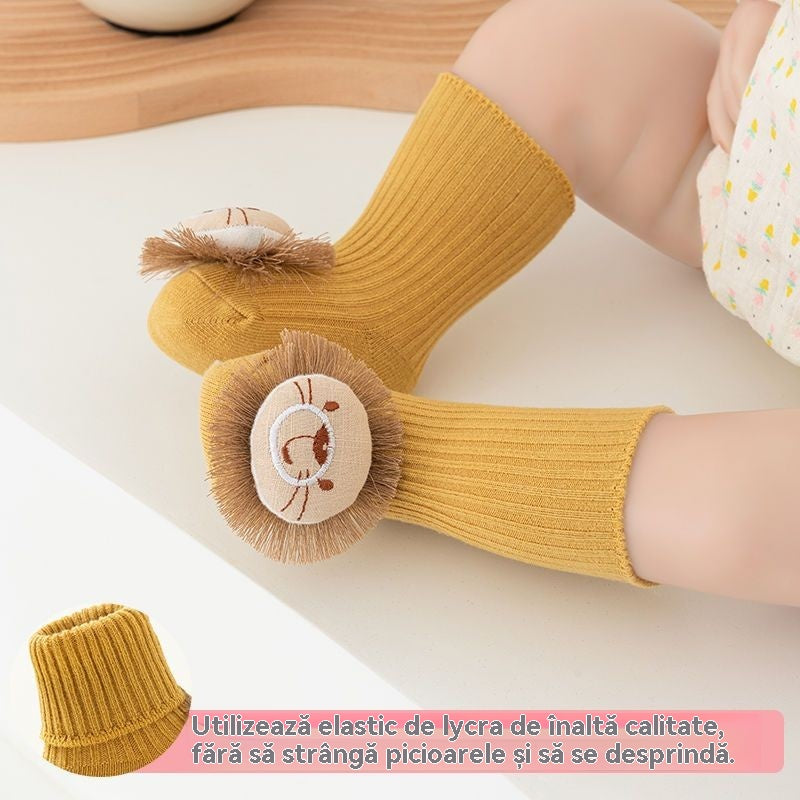 🧦👶Șosete calde pentru bebeluși, șosete calde antiderapante din bumbac pur