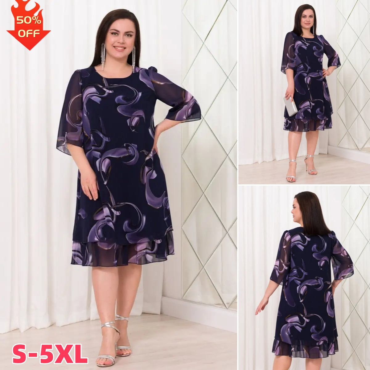 💥👗nouă rochie de înaltă calitate, elegant și temperament