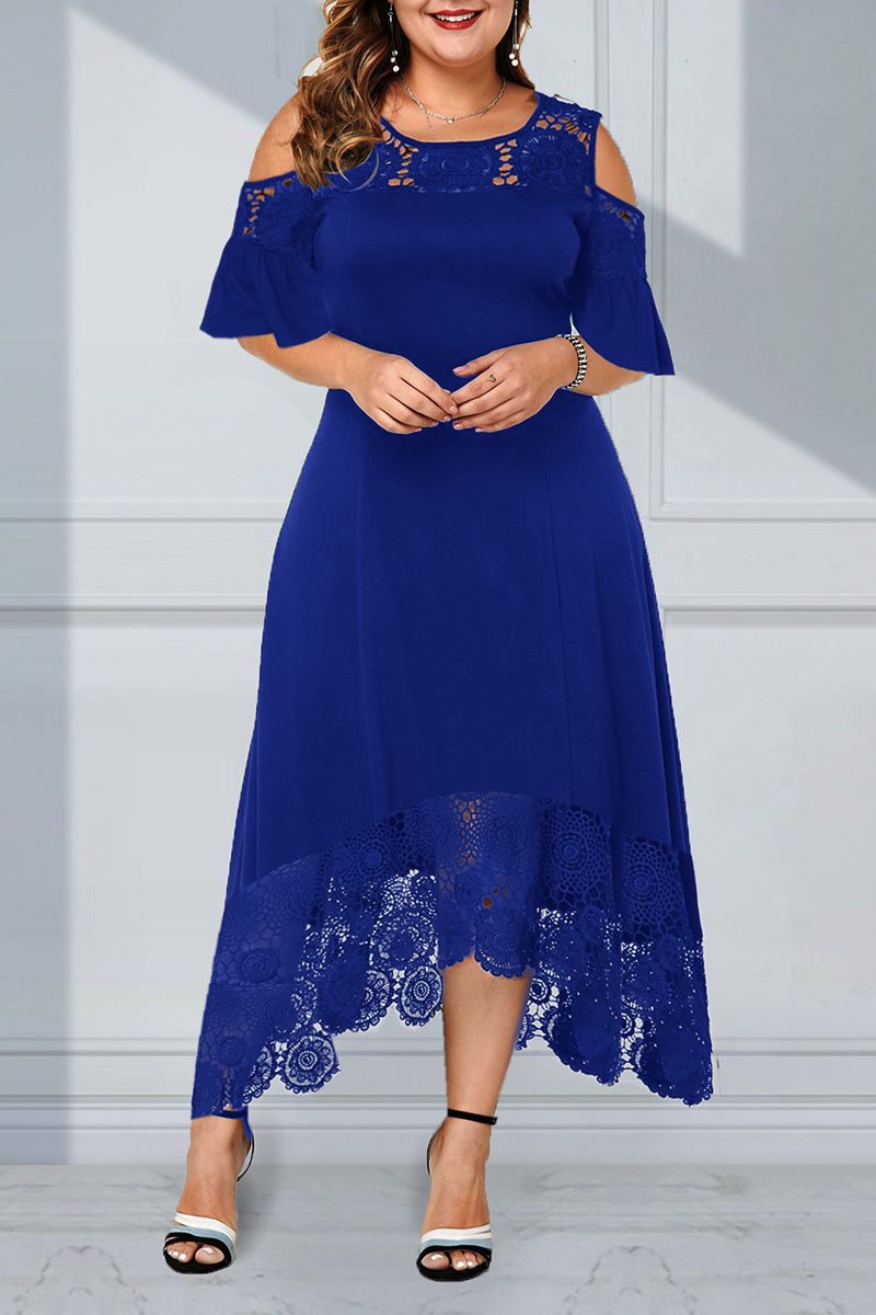 💖💖 【S~5XL】 Rochie din dantelă cu volane, nouă modă 2025