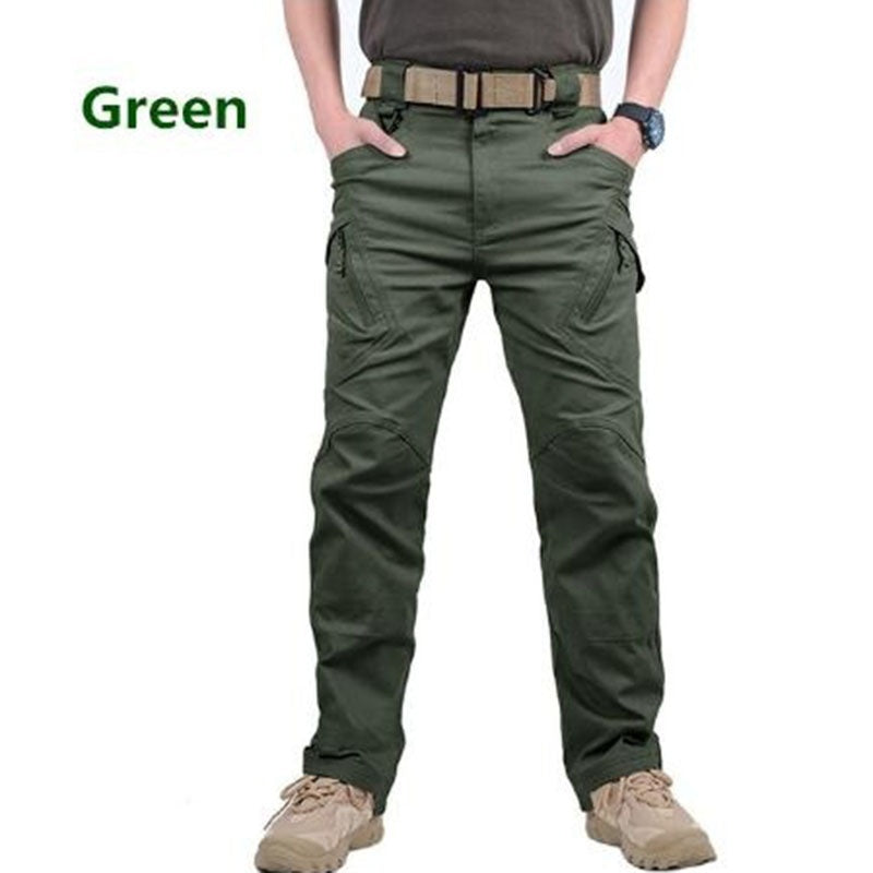🚵♀️👖【50% Reducere🔥】【S-5XL】😍 Pantaloni outdoor pentru bărbați de mari dimensiuni, uscare rapidă, pantaloni tactici durabili cu multiple buzunare