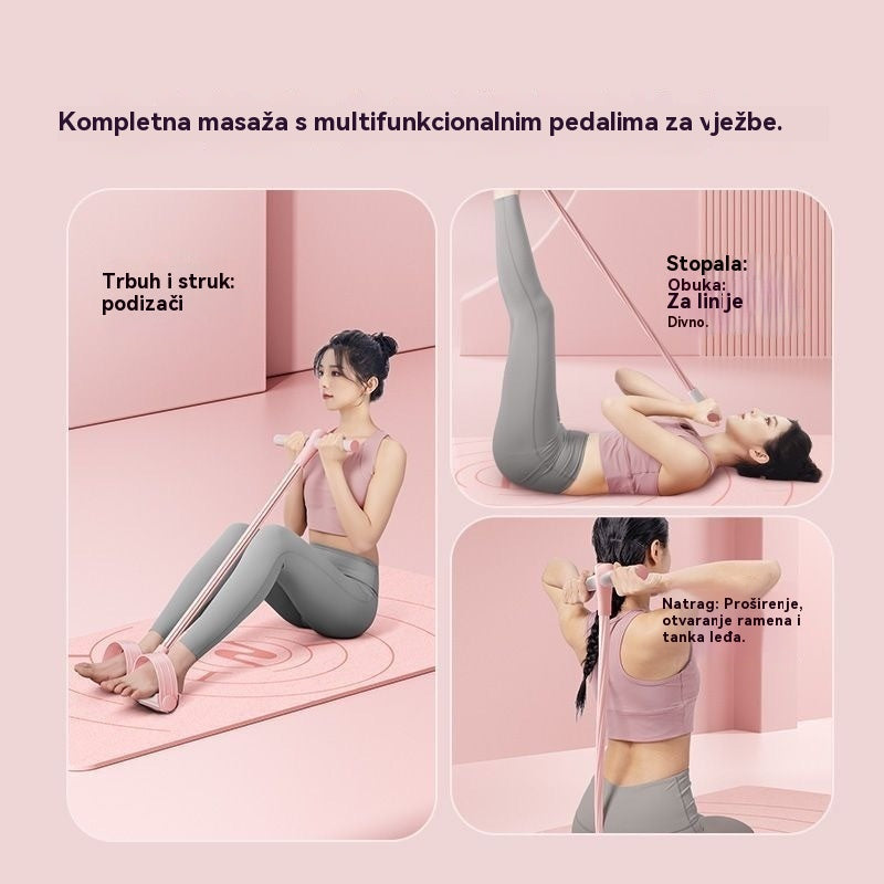 ⏳【Kupite 1, dobijte 1 gratis】⏳ ⏰ Oprema za trening trbušnih mišića, uže za jačanje ramena i leđa
