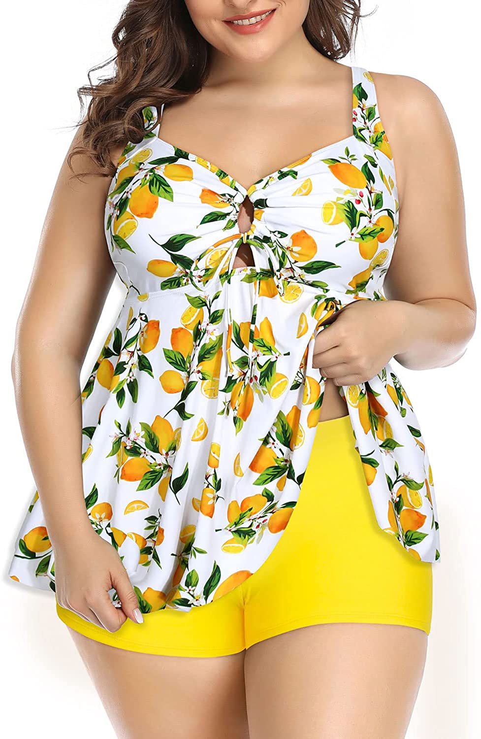 De vânzare🌴👙【S-5XL】Costumul de baie din două piese, plus mărime, nou