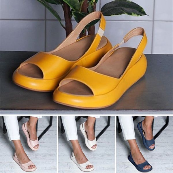 【35-43】Udobne ženske ortopedske sandale na platformu-