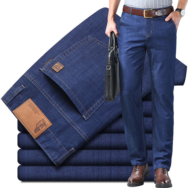 🔥🔥 【60-110KG】👖👖 Blugi pentru bărbați, simpli, casual, versatili, de mărime mare