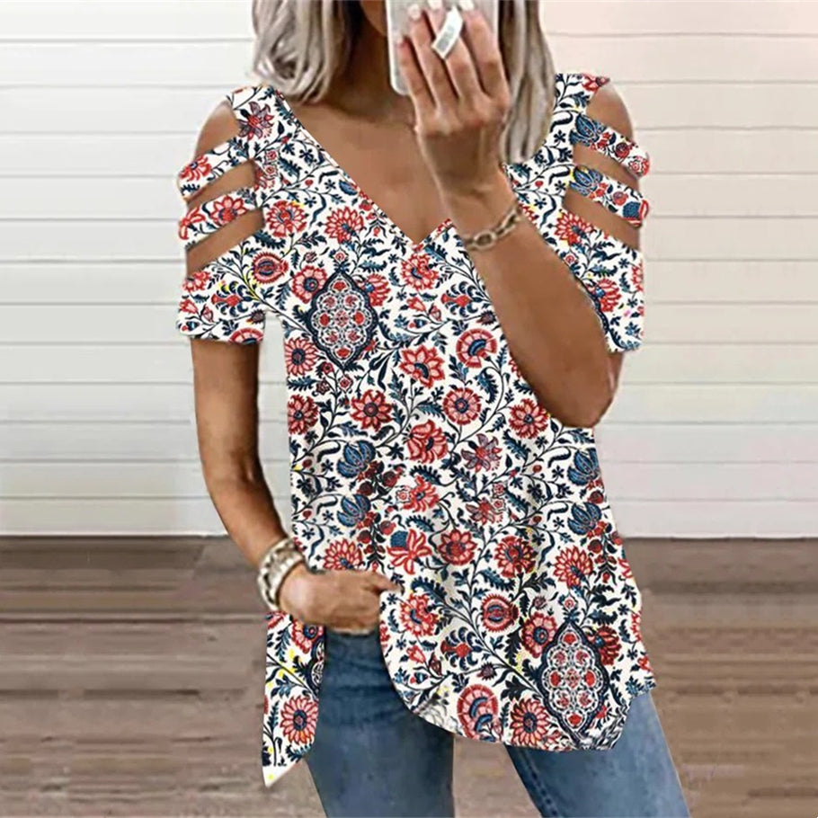 【S-3XL】Nowa moda bez ramiączek dla kobiet koszulka