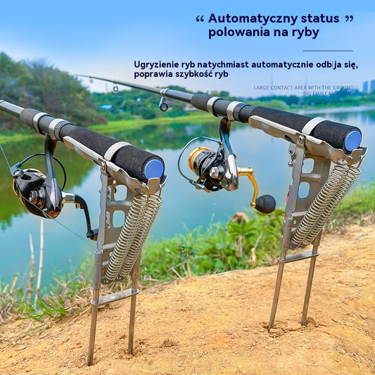 🎣Podnośnik sprężynowy do wędek, automatyczny stojak na wędki