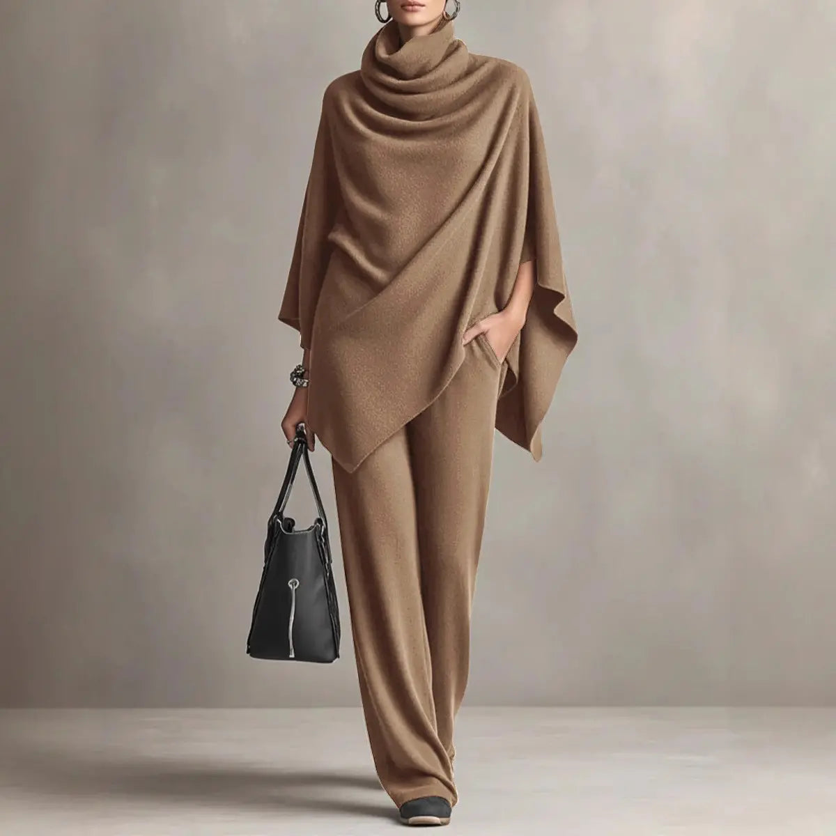 ❄️✨ Komplet od imitacije brušene kože — Topao, elegantan i jednostavan, za sofisticiran zimski izgled 💃🧥