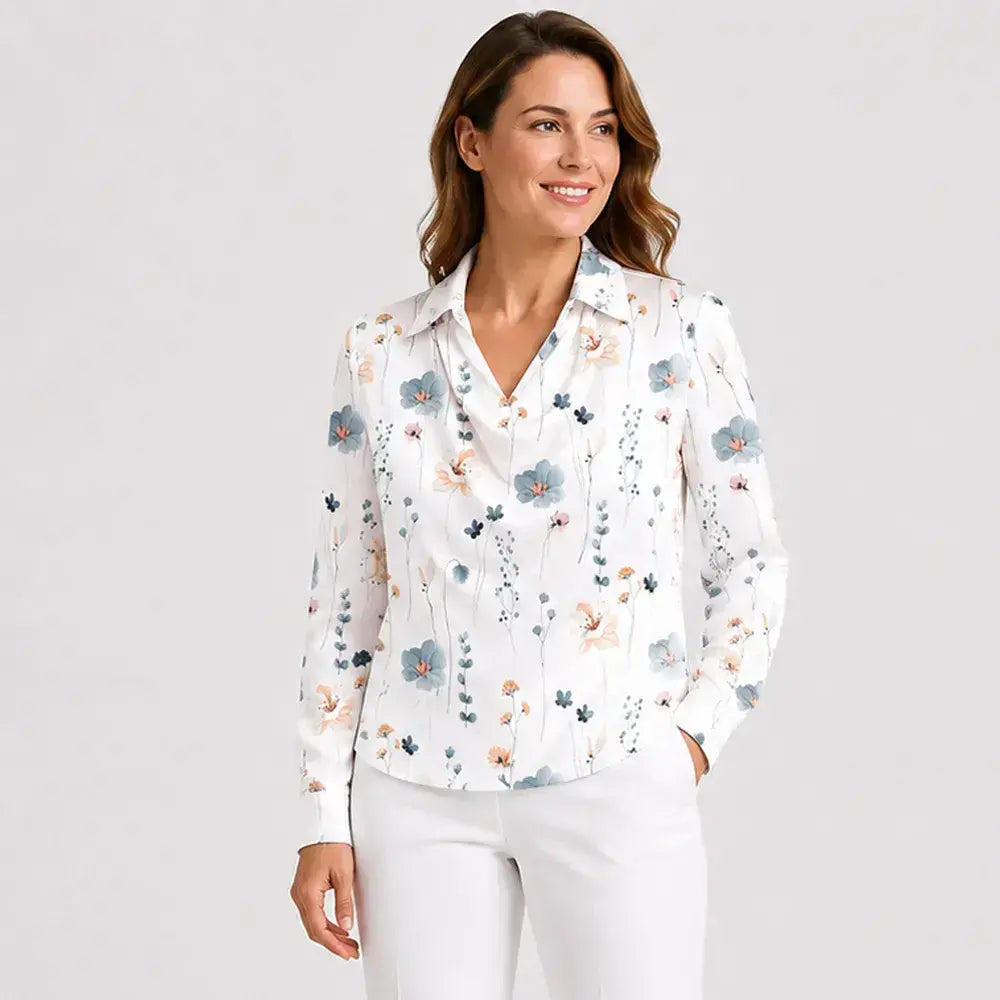 【Jesenný nový prírastok】【S-3XL】Nová jednoduchá a elegantná dámska blúzka
