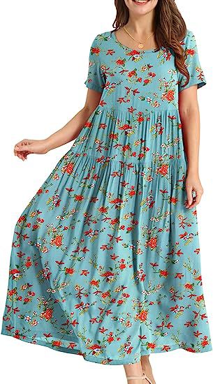 🔥🔥【Oferta pe timp limitat】2025 noua rochie imprimata moale si confortabila de vara