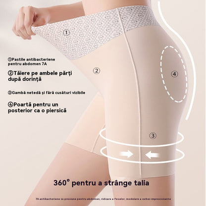 💘【50% reducere la 4 bucăți】Antybakteryjne spodnie ochronne z wysokim stanem i wyszczuplającym brzuchem, które nie zwijają się