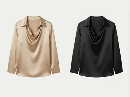 【50% taniej przez ograniczony czas】【S–3XL】【40–100 kg】Elegancka damska koszula z kołnierzykiem i nadrukiem