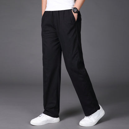💥👖😍【50% popusta🔥】【S-6XL】 Ljetne muške hlače u velikim veličinama, šire i opuštene, s elastičnom trakom u struku