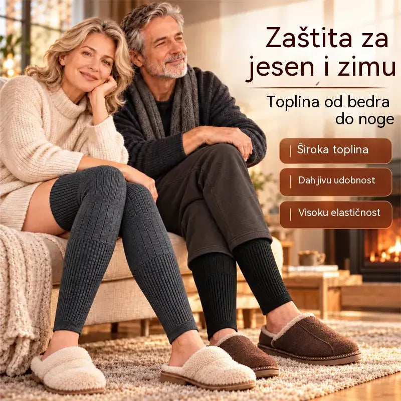 【1 par】🦵 Topli zimski štitnici za koljena · Izuzetno dugi model s mekanom podstavom · Produžena zaštita za koljena i noge!