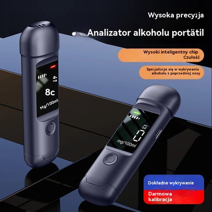 🍷【Kup 1, otrzymaj 1 gratis】 Przenośny, precyzyjny alkomat – Sprawdź poziom alkoholu przed jazdą