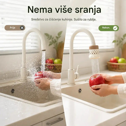 💦 Filter za slavinu bez prskanja -360° – Uštedite vodu i perite bolje