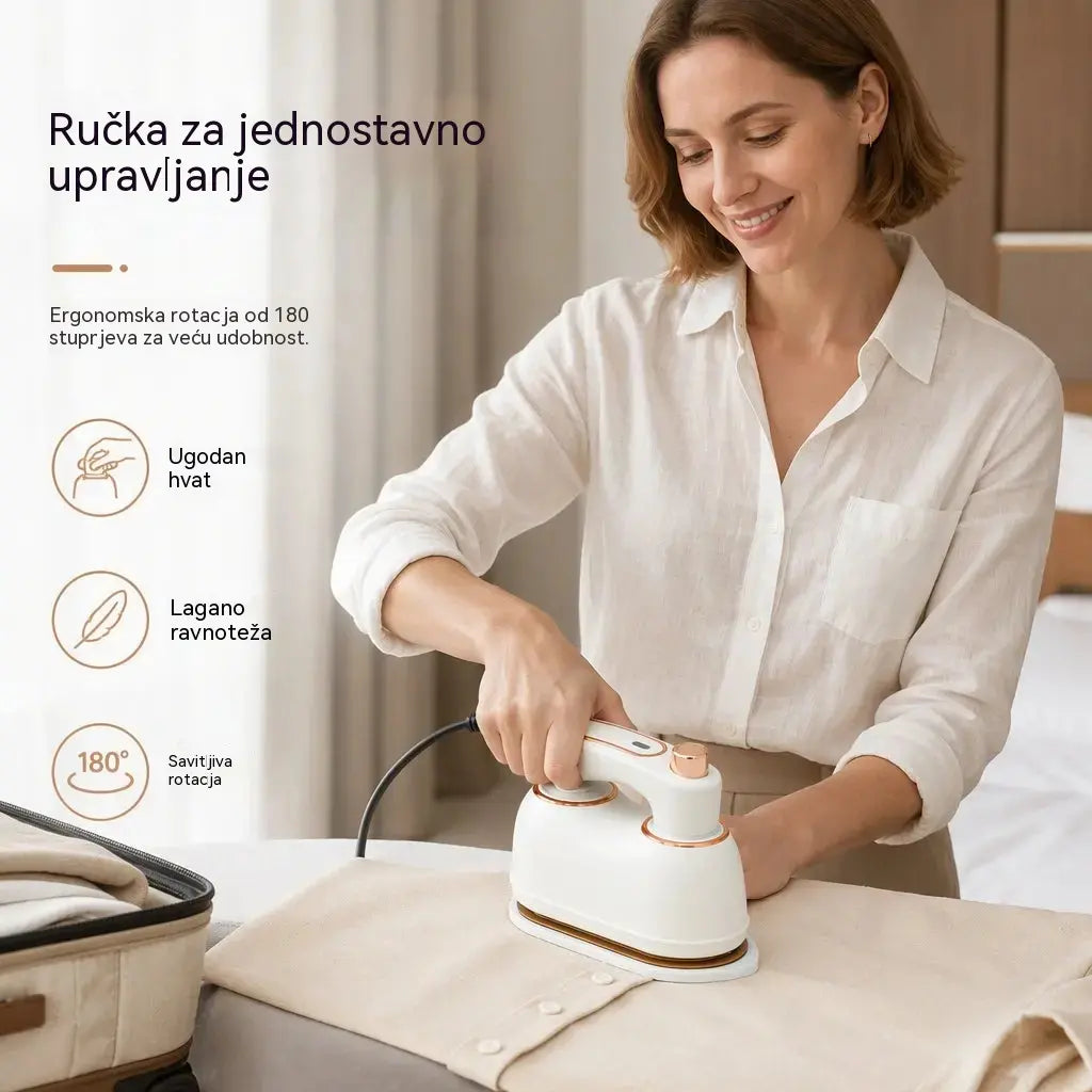 ✨Kompaktno ručno parno glačalo „2 u 1” za kućnu upotrebu