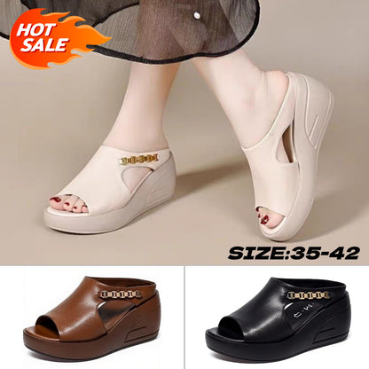 💥👡【35-42】Moderne sandale s platformom od prave kože