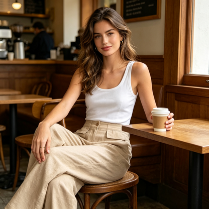 【S-3XL】Ženske široke hlače od pamuka i lana, ležerne👖✨