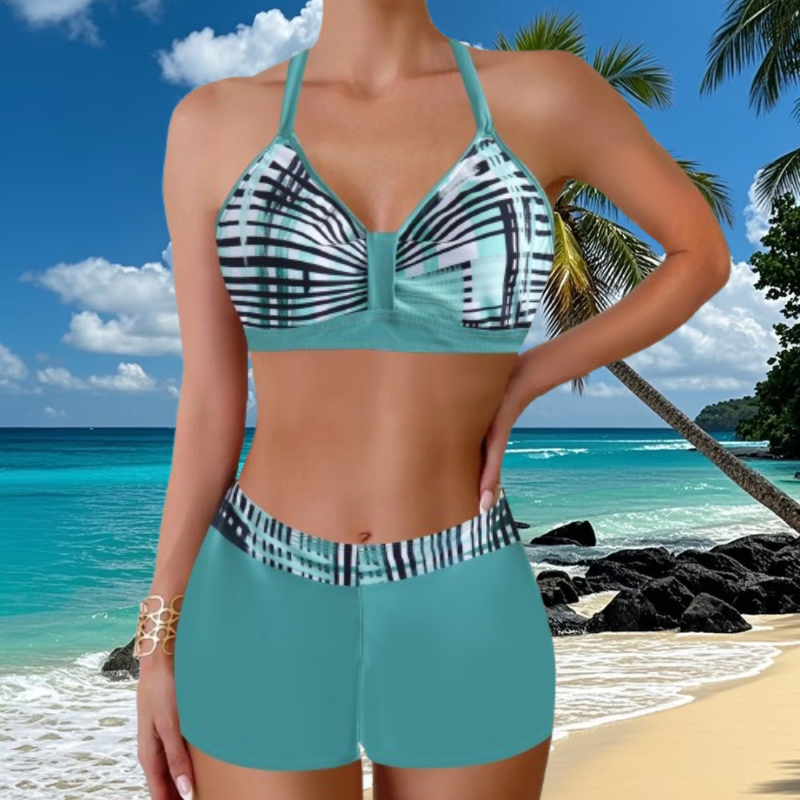 🏖️【S-5XL】Komplet kupaćih kostima s printom za odmor na plaži 2026, brzosušeće, udobne i prozračne👙