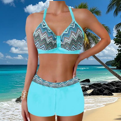 🏖️【S-5XL】Komplet kupaćih kostima s printom za odmor na plaži 2026, brzosušeće, udobne i prozračne👙