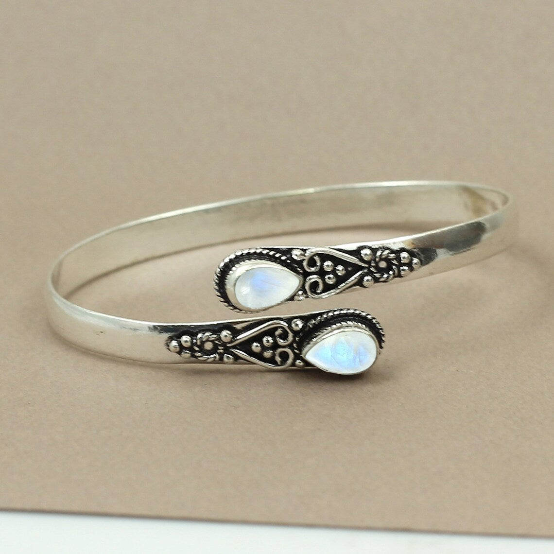 💖💝Podesiva narukvica u vintage stilu s umetkom imitacije zelenog ahata