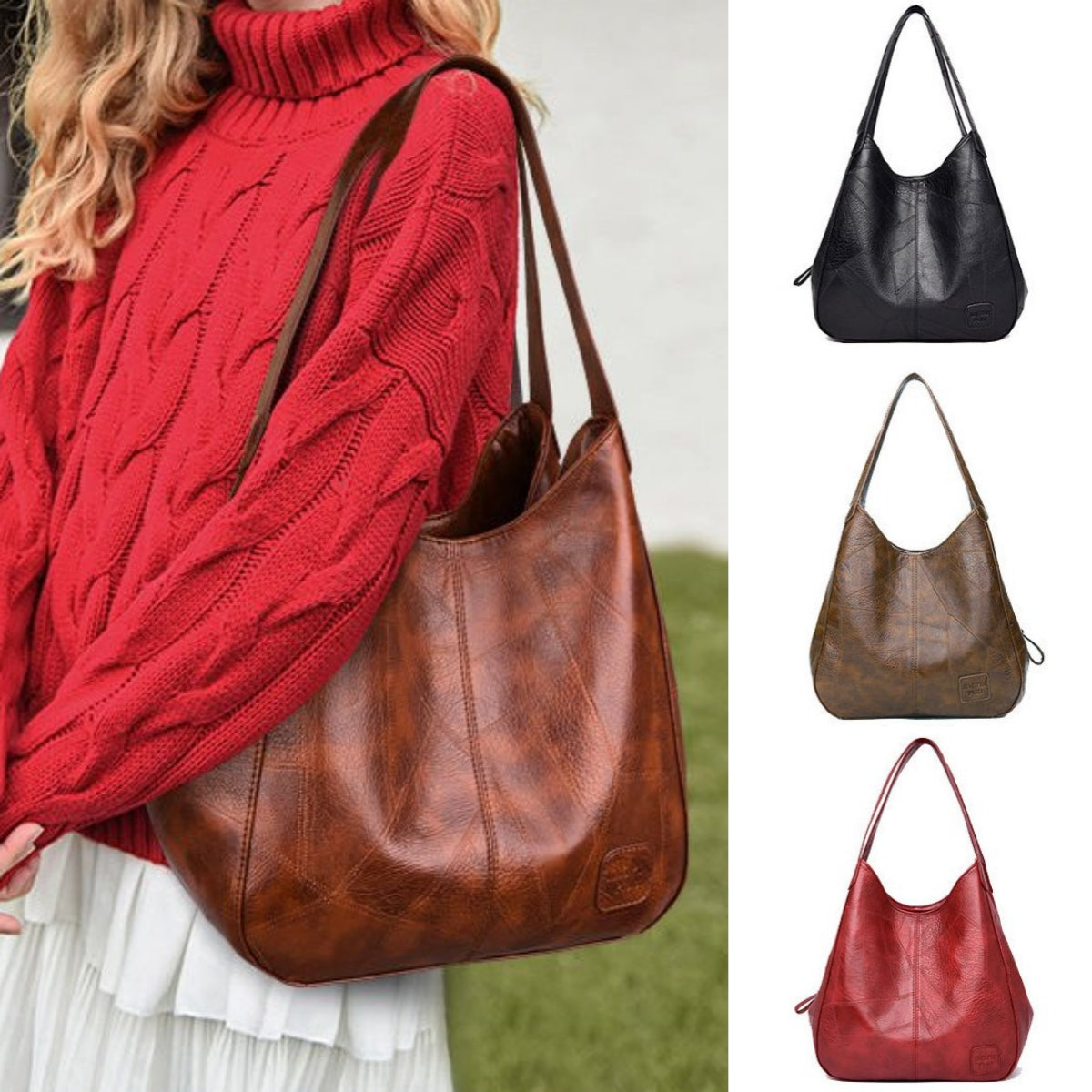 💖👜💖Nova naramna torba z veliko prostornino iz mehkega usnja - vsestranska modna ženska torbica