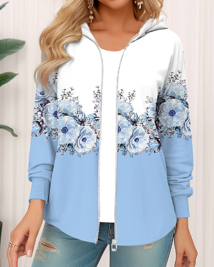 🔥🥰【S-3XL】Nova jesenska jopica s potiskom in kapuco