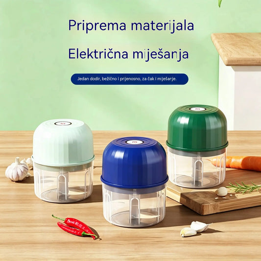 👍👍Učinkovit i bežični mini električni sjeckalica za hranu
