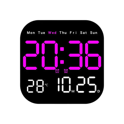 🕰️🛏️ Ograničeno vrijeme s popustom od 40%! Digitalni sat za dom i ured - nježno buđenje, recite zbogom dosadnim budilicama! Podesiva svjetlina, tihi rad noću. Također prikazuje temperaturu. Pouzdan pratitelj za vaš svakodnevni život. 🌙