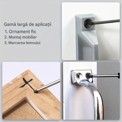 👍20 mm dugi marker s vrhom za duboke rupe, specijalni marker na bazi ulja za obradu drva, pogodan za keramiku, ugradnju u kupaonici, ukrasno pričvršćivanje i označavanje drva