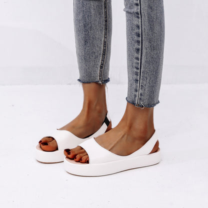 🔥【35-43】 Sandale ortopedice confortabile pentru femei pe platformă-