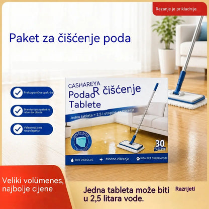 💦🏡【3 pakiranja, ukupno 90 tableta】Vlažne maramice za čišćenje podova topive u vodi