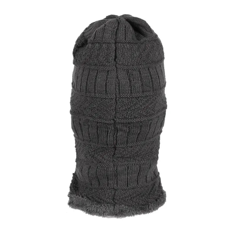 🧢❄️🔥【1 kus, ochrana uší a tváre, obvod hlavy 55–60 cm】Pletená zimná čiapka s predĺženou časťou na krk a šiltom – hrejivá, vetruodolná a vhodná na outdoor.