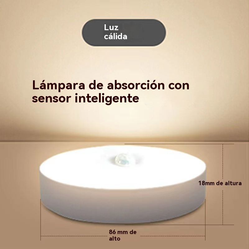 🏡💡 【Compra 1 y llévate 1 gratis】 Luz LED inteligente con sensor de movimiento — Práctica, fácil de cargar y sencilla de usar.