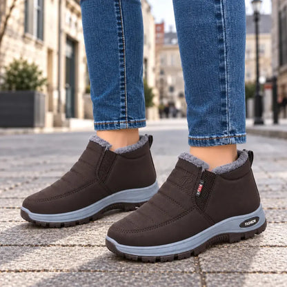 【35-48】Zimné unisex topánky s kožušinovou podšívkou – teplé, pohodlné a protišmykové na chladné dni